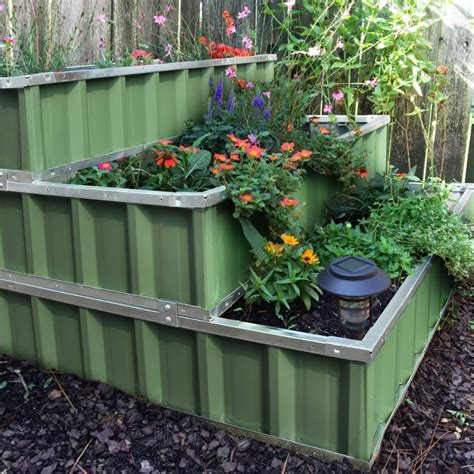 steel planter boxes uk|galvanized steel planters outdoor.